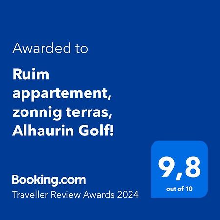 Ruim Appartement, Zonnig Terras, Alhaurin Golf! Alhaurín el Grande Dış mekan fotoğraf
